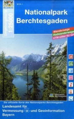 Cover Topographische Karte Bayern Nationalpark Berchtesgaden