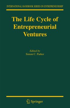 The Life Cycle of Entrepreneurial Ventures - Parker, Simon (ed.)