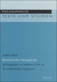 Realistische Metaphysik - Seidl, Horst