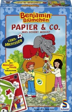 Cover Papier & Co. (Kinderspiel) / Benjamin Blümchen (Kinderspiele), Lernabenteuer