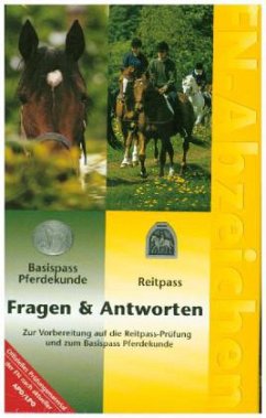 Deutscher Reitpass, Fragen und Antworten, Lernkarten