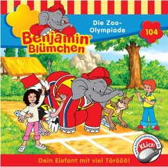 Die Zoo-Olympiade / Benjamin Blümchen Bd.104 (1 Audio-CD) - Donnelly, Elfie