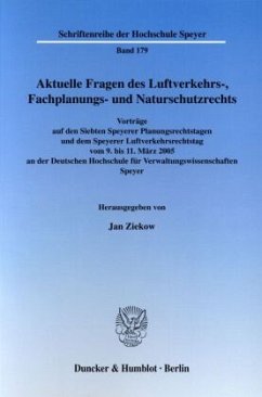 Cover Aktuelle Fragen des Luftverkehrs-, Fachplanungs- und Naturschutzrechts.