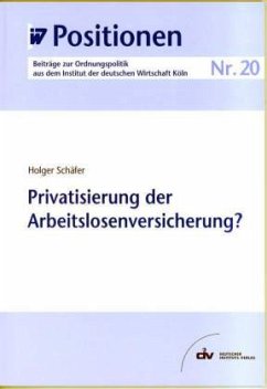 Cover Privatisierung der Arbeitslosenversicherung?