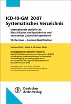 Cover ICD-10-GM 2007 Systematisches Verzeichnis