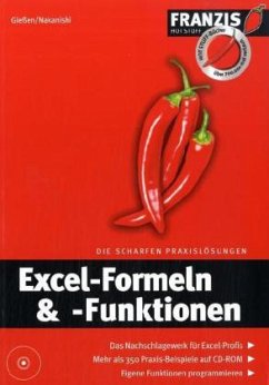 Excel-Formeln & -Funktionen, m. CD-ROM - Gießen, Saskia; Nakanishi, Hiroshi