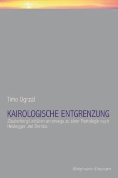 Cover Kairologische Entgrenzung