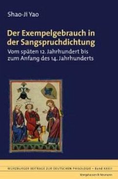 Der Exempelgebrauch in der Sangspruchdichtung - Yao, Shao-Ji