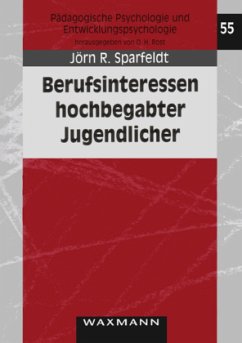 Cover Berufsinteressen hochbegabter Jugendlicher