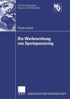 Die Werbewirkung von Sportsponsoring - Dudzik, Thade