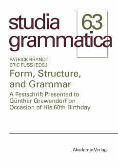 Form, Structure, and Grammar - Brandt, Patrick / Fuss, Eric (Hgg.)