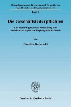 Cover Die Geschäftsleiterpflichten.