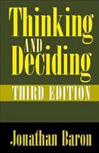 Thinking and Deciding - Baron, Jonathan