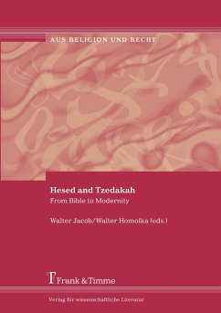 Hesed and Tzedakah - Jacob, Walter / Homolka, Walter (eds.)