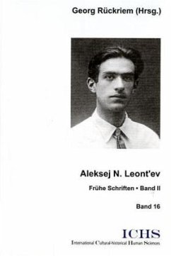 Frühe Schriften - Leont'ev, Aleksej N.