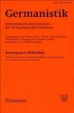 Germanistik, Sachregister (2000-2004)