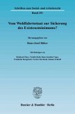 Vom Wohlfahrtsstaat zur Sicherung des Existenzminimums?