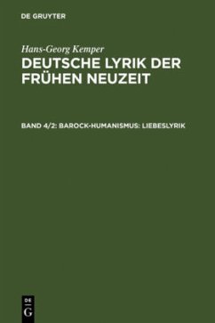 Barock-Humanismus: Liebeslyrik - Kemper, Hans-Georg