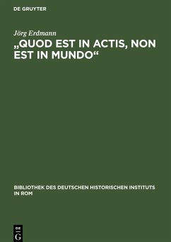 ¿Quod est in actis, non est in mundo¿