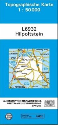 Cover Topographische Karte Bayern Hilpoltstein