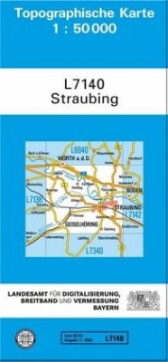 Cover Topographische Karte Bayern Straubing