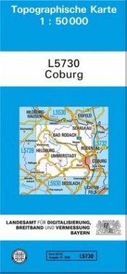 Cover Topographische Karte Bayern Coburg