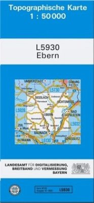 Cover Topographische Karte Bayern Ebern