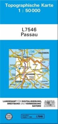 Cover Topographische Karte Bayern Passau