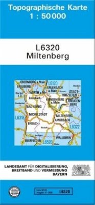 Cover Topographische Karte Bayern Miltenberg