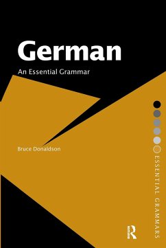German: An Essential Grammar - Donaldson, Bruce