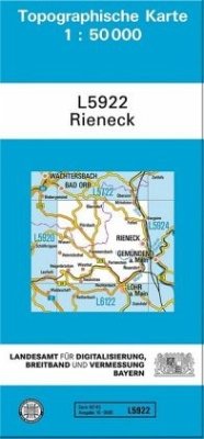 Cover Topographische Karte Bayern Rieneck