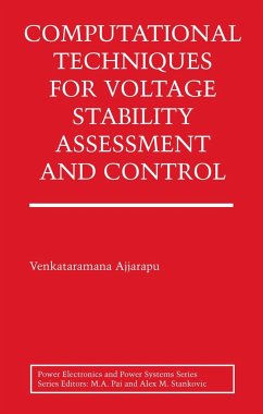 Computational Techniques for Voltage Stability Assessment and Control - Ajjarapu, Venkataramana