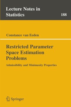 Restricted Parameter Space Estimation Problems - Eeden, Constance van