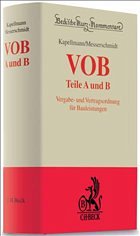 VOB Teile A und B - Kapellmann, Klaus / Messerschmidt, Burckhard