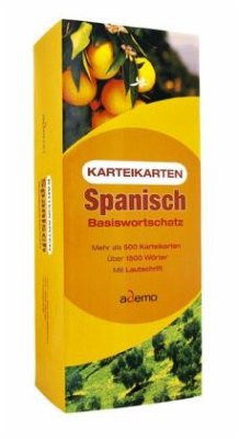 Cover Karteikarten Spanisch Basiswortschatz, m. Lernbox