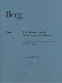 Vier Stücke für Klarinette und Klavier op.5, Partitur u. Klarinettenstimme