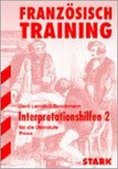 Cover Interpretationshilfen / Französisch Training, Oberstufe Bd.2