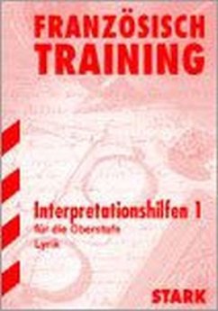 Cover Interpretationshilfen / Französisch Training, Oberstufe Bd.1