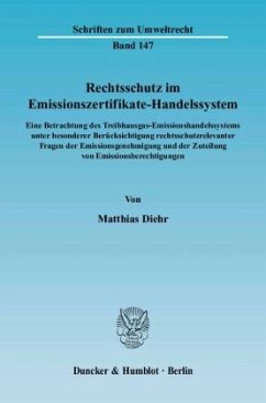 Cover Rechtsschutz im Emissionszertifikate-Handelssystem.