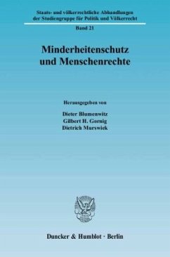 Minderheitenschutz und Menschenrechte - Blumenwitz, Dieter / Gornig, Gilbert H. / Murswiek, Dietrich (Hgg.)