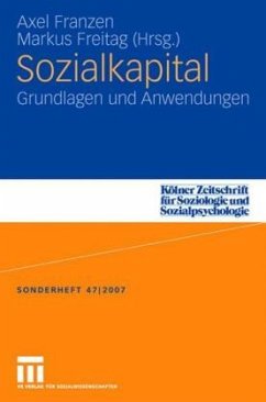 Sozialkapital - Franzen, Axel / Freitag, Markus (Hrsg.)