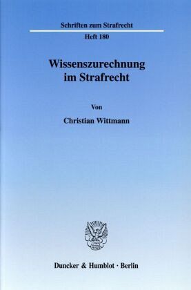 Wissenszurechnung im Strafrecht.