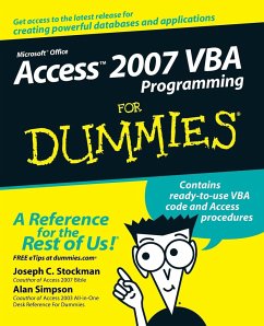Access 2007 VBA Programming for Dummies - Stockman, Joseph C.;Simpson, Alan