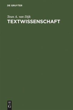 Textwissenschaft - Dijk, Teun A. van