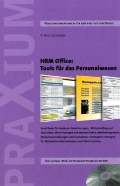 HRM Office: Tools für das Personalwesen, m. CD-ROM - Schneider, Arthur