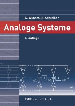 Analoge Systeme. 4. Auflage - Wunsch, Gerhard;Schreiber, Helmut