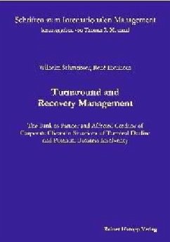 Turnaround and Recovery Management - Schmeisser, Wilhelm; Eichhorn, René