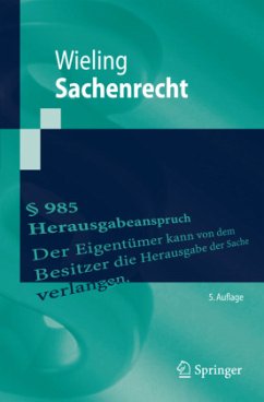 Sachenrecht - Wieling, Hans J.