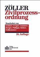Cover Zivilprozessordnung