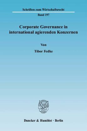 Corporate Governance in international agierenden Konzernen.